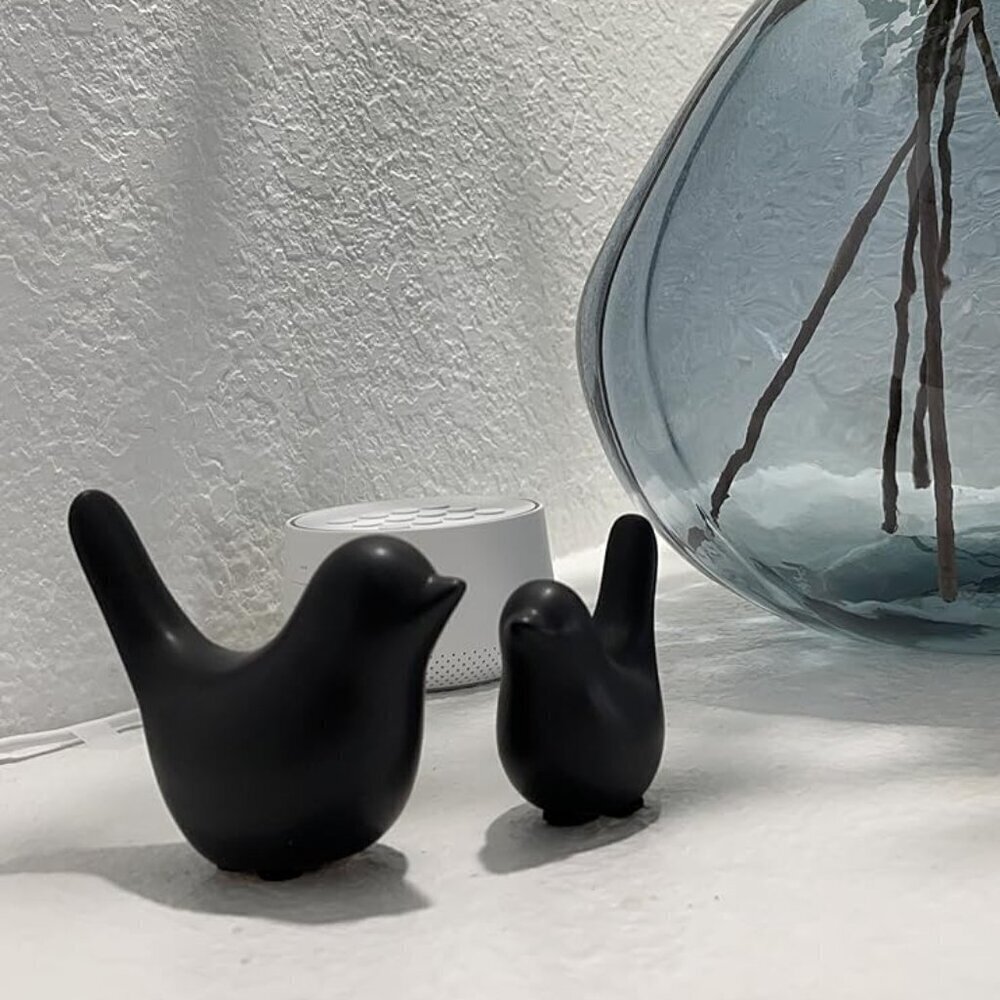 🆕Small Animal Statues Home Decor Modern Style Birds Decorative For Office